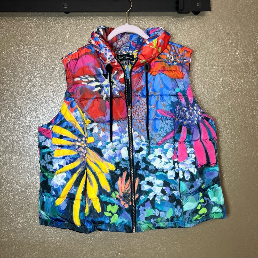 Claire Desjardins Multicolor Puffer Vest-Wearable Art - Picture 3 of 9